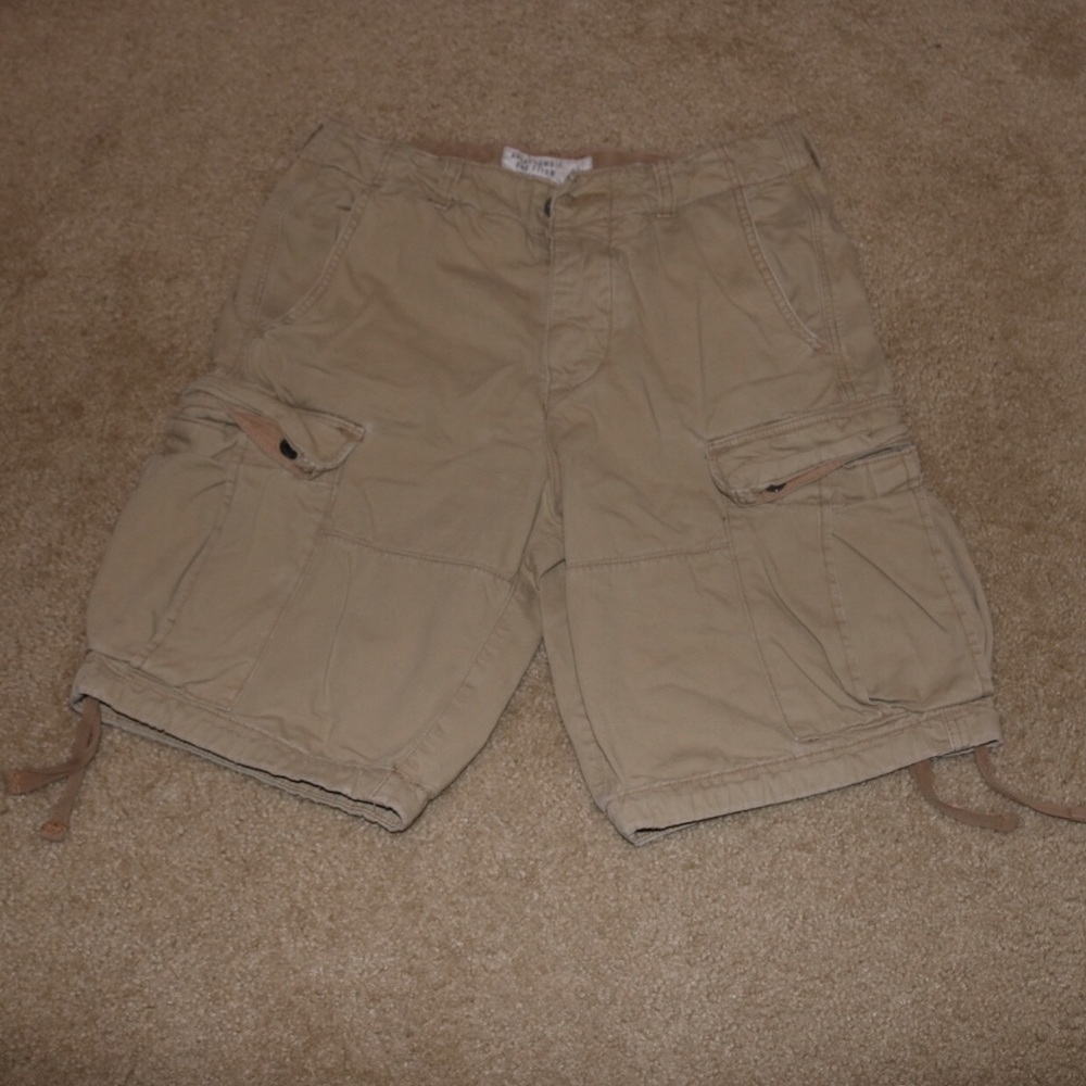 Khaki Cargo Shorts